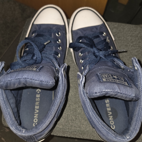 Converse Blue High-Top Sneakers - Picture 6 of 7